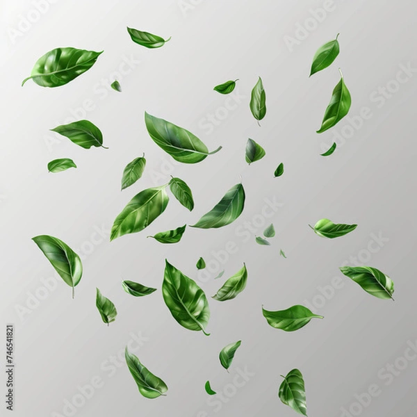 Obraz green leaves background