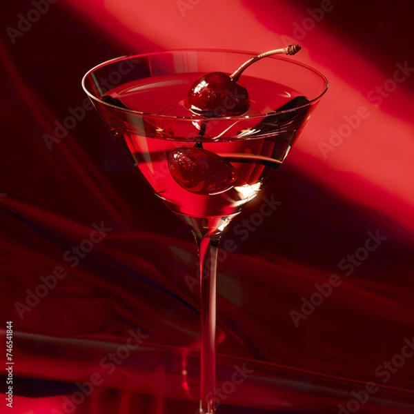 Obraz glass of red wine