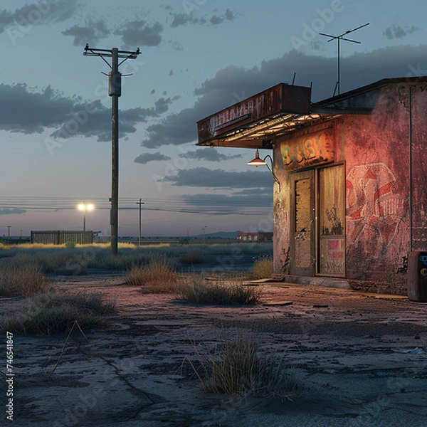 Obraz old abandoned factory