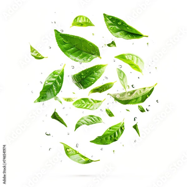 Obraz green leaves background