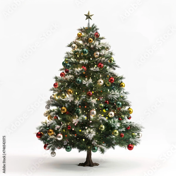 Obraz christmas tree with gifts