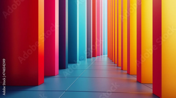 Obraz colorful background of stripes