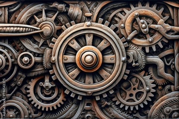 Fototapeta Steampunk image