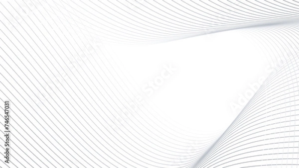 Fototapeta Line wave abstract stripes design wallpaper background vector image for backdrop or presentation