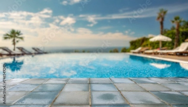 Fototapeta Urlaub am Pool