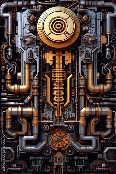 Fototapeta Steampunk image