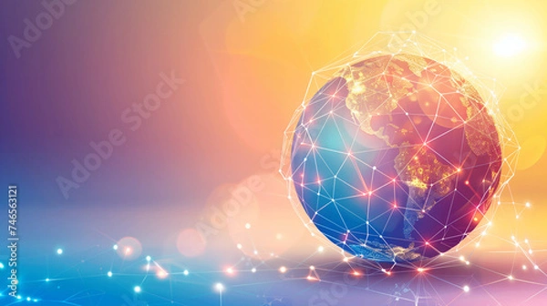 Obraz  telecommunication and data transfer networks