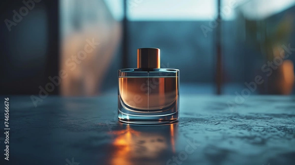 Fototapeta Luxury Parfeum Bottle Mockup Render Photography