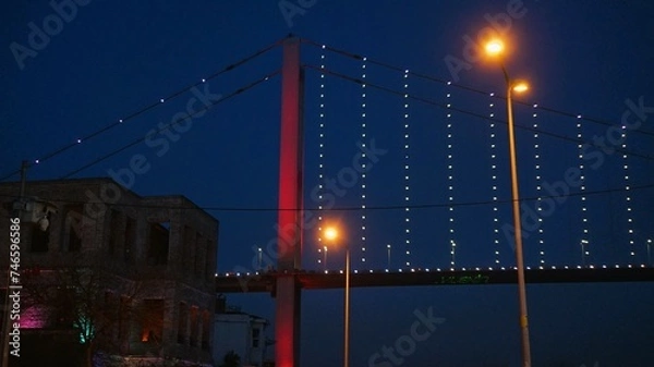 Obraz lights of the bridge