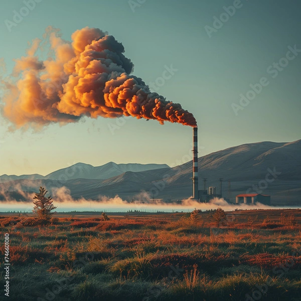 Obraz Environmental Issues in 21 Century, Air pollution, Plastic Bottles pollution