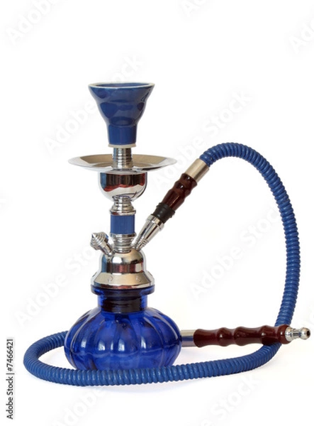 Obraz Blue and silver hookah