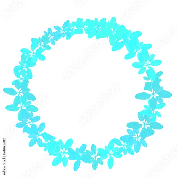 Fototapeta blue frame