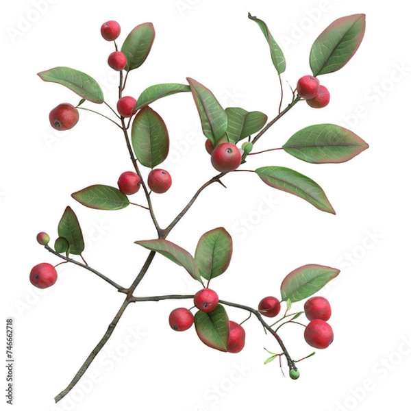 Obraz  3D Serviceberry