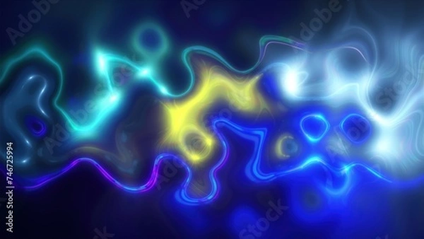 Fototapeta 3d render thunderstorm lightning. Computer generated