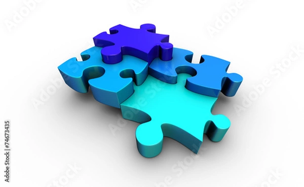 Obraz Jigsaw Puzzle Pieces