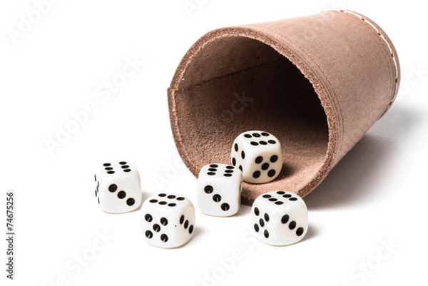 Fototapeta dice cup