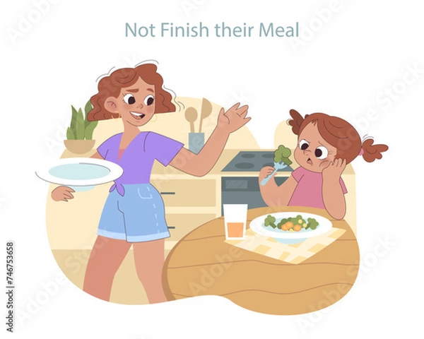 Fototapeta Mealtime Understanding concept.
