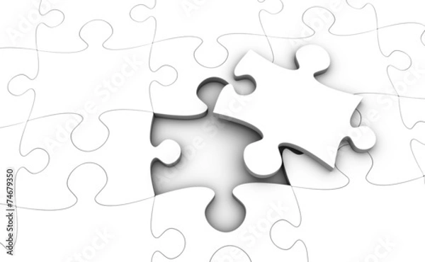 Obraz Jigsaw Puzzle Pieces