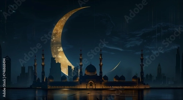 Fototapeta Abstract Eid El Fitr background
