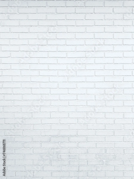 Obraz White brick wall