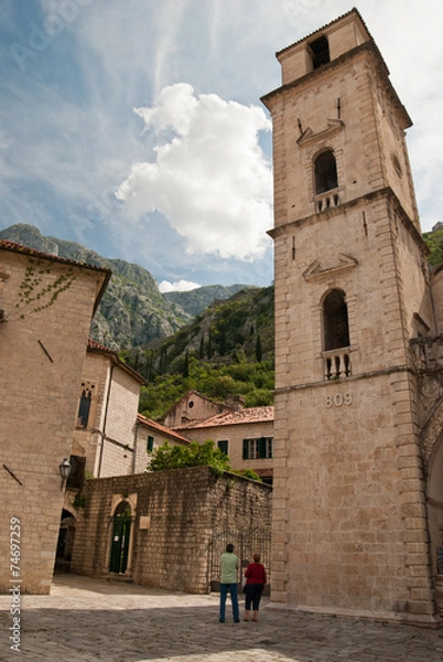Obraz The old town of Kotor, Montenegro