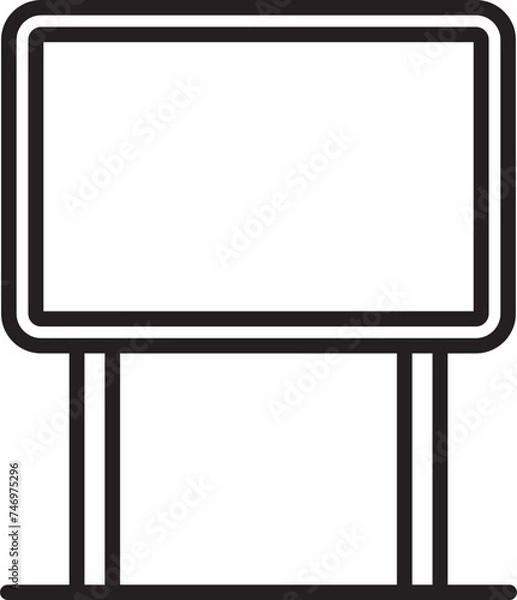 Fototapeta Advertising, banner, roll, rollup, signage, up icon