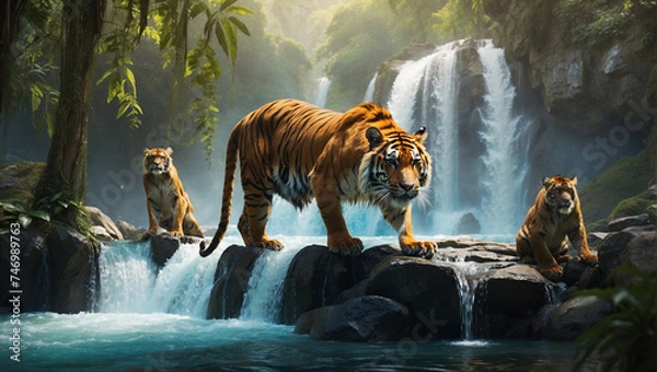 Fototapeta Tiger HD wallpaper 