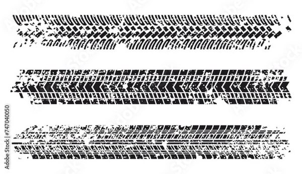 Obraz tire track vehicle