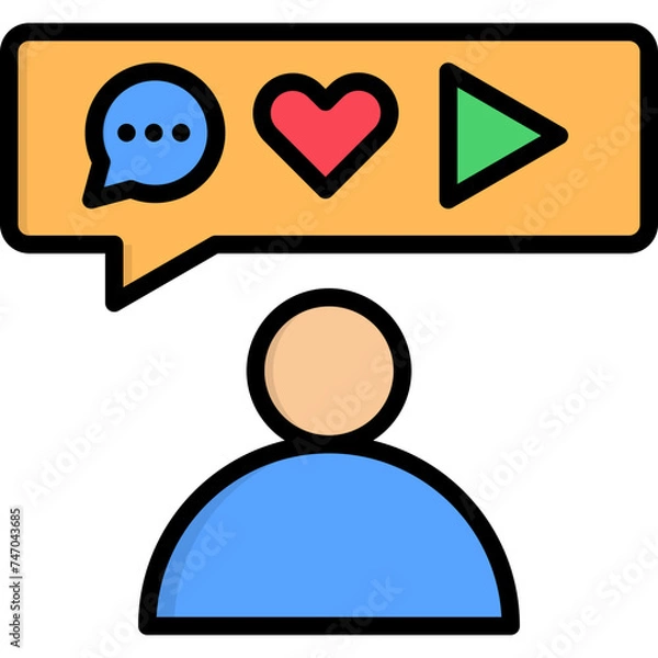 Obraz Sosial Media Icon