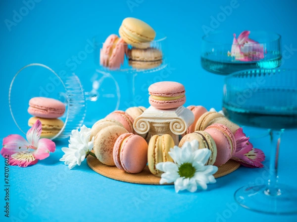 Obraz Colourful macaroons 