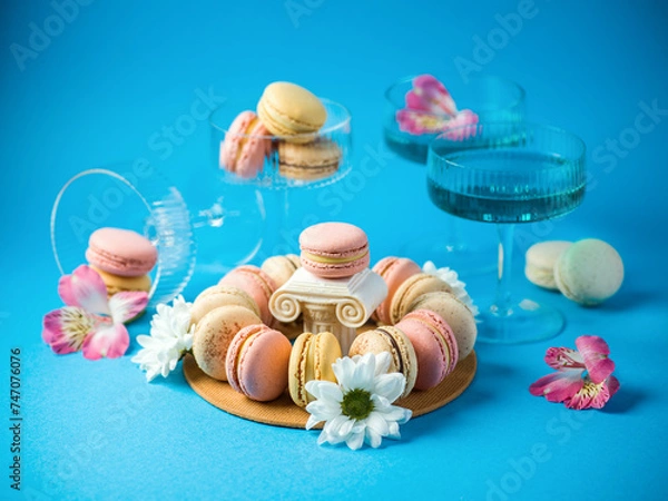 Obraz Colourful macaroons 