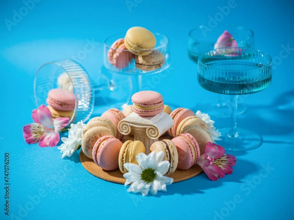 Obraz Colourful macaroons 