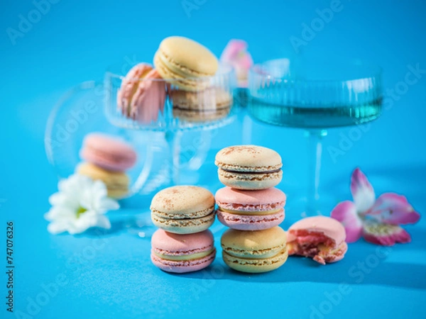 Obraz Colourful macaroons 