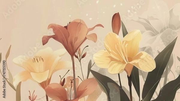 Fototapeta background gentle flower