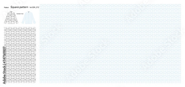 Fototapeta Wallpaper Square pattern 