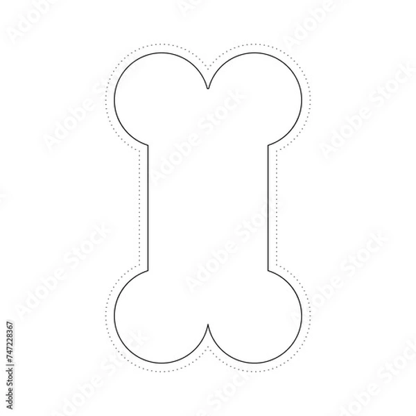 Obraz Minimal frame element for decorative greeting card, invitation or template	