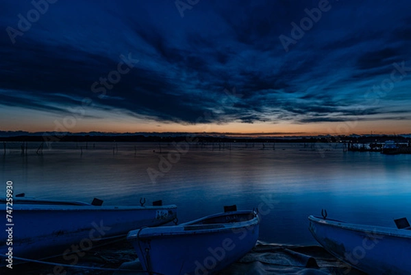 Obraz 朝の印旛沼