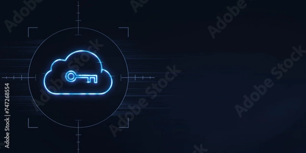 Fototapeta cloud key might refer to a license key or activation key used to activate or unlock specific features or functionalities of a cloud-based software application or service