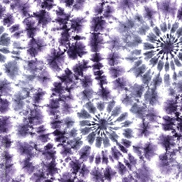 Fototapeta Tie dye pattern background. Watercolour abstract texture.