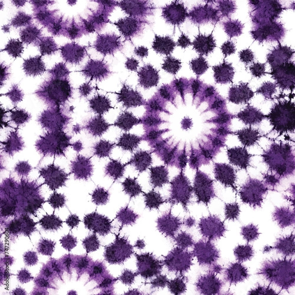 Fototapeta Tie dye pattern background. Watercolour abstract texture.