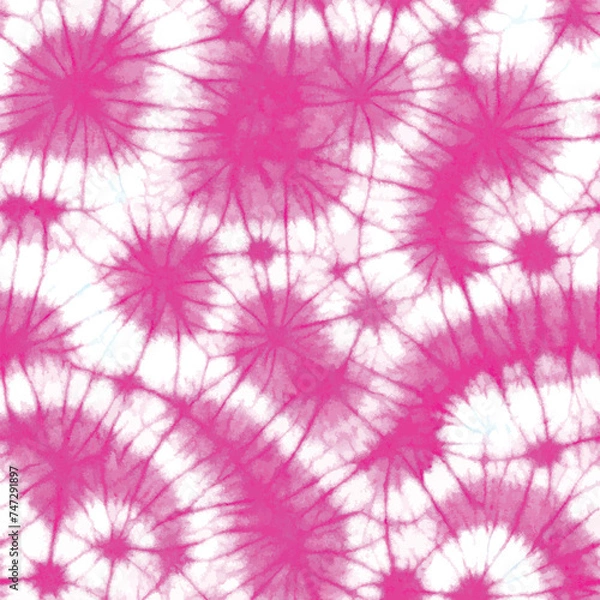 Fototapeta Tie dye pattern background. Watercolour abstract texture.