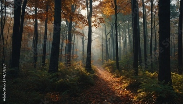 Obraz forest in autumn