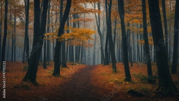 Obraz autumn in the forest