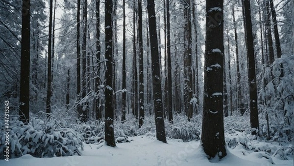 Obraz forest in winter