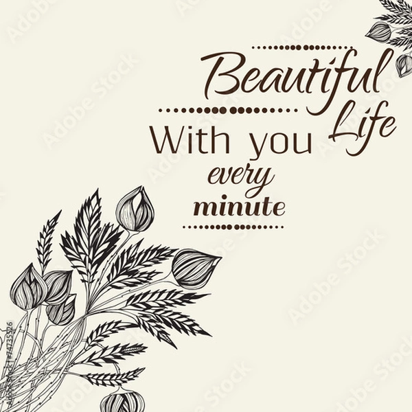 Obraz Floral ornate pattern