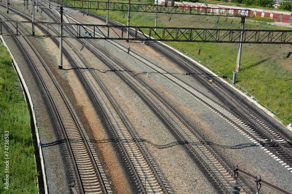 Obraz Railroad from the top