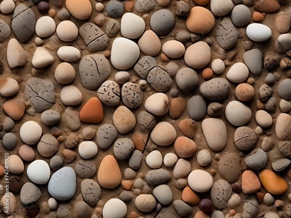 Obraz pebbles on the beach