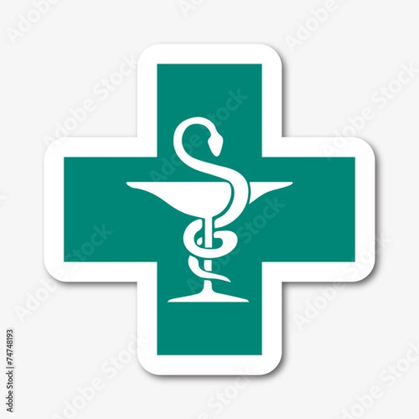 Fototapeta Logo apteki.