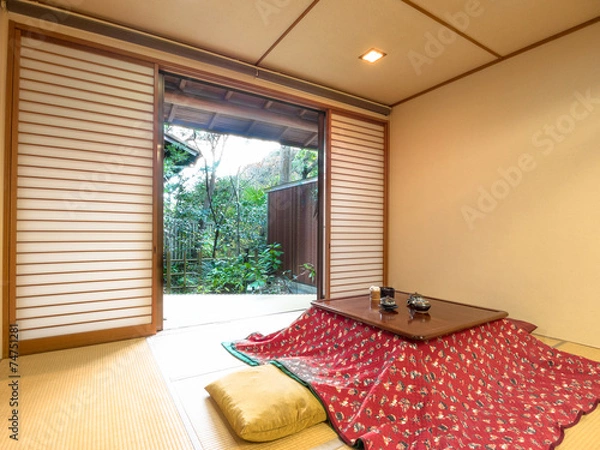 Obraz 和室とこたつ