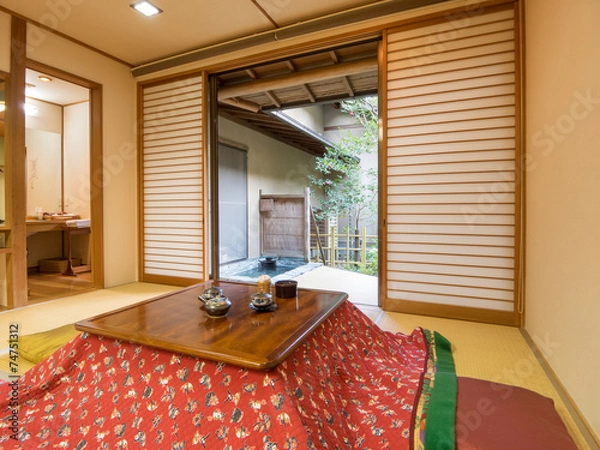 Obraz 和室とこたつ